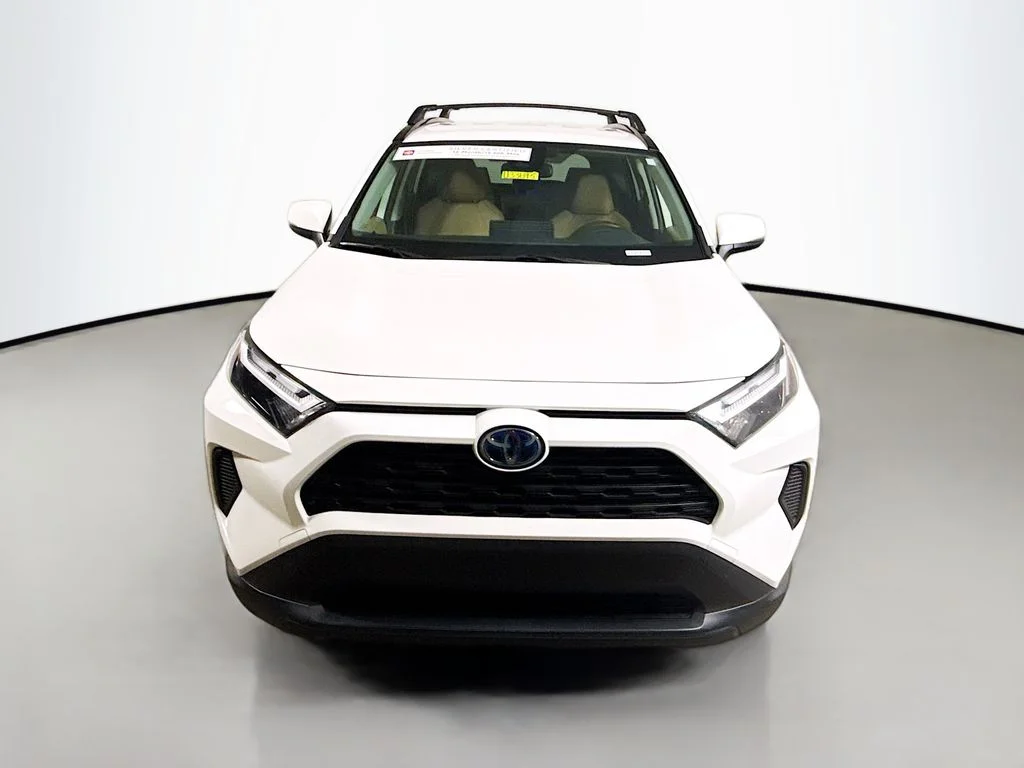 Certified Used 2022 White Toyota Hybrid XLE image 2