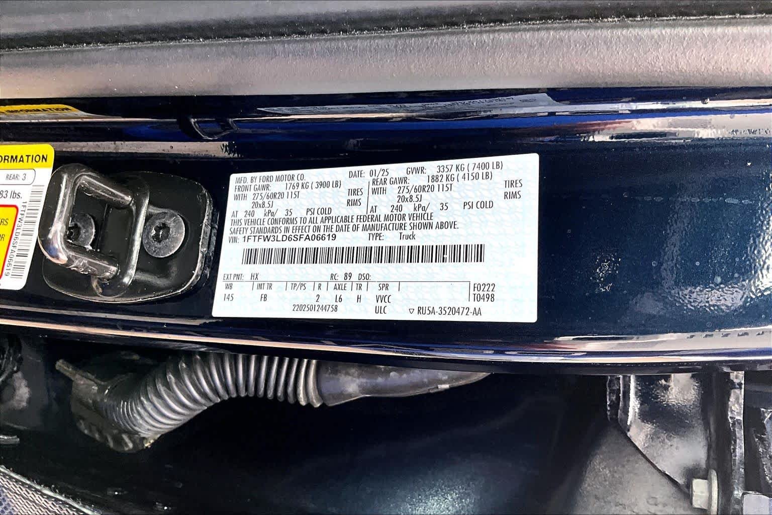 Certified Used 2025 Antimatter Blue Metallic Ford XLT image 38
