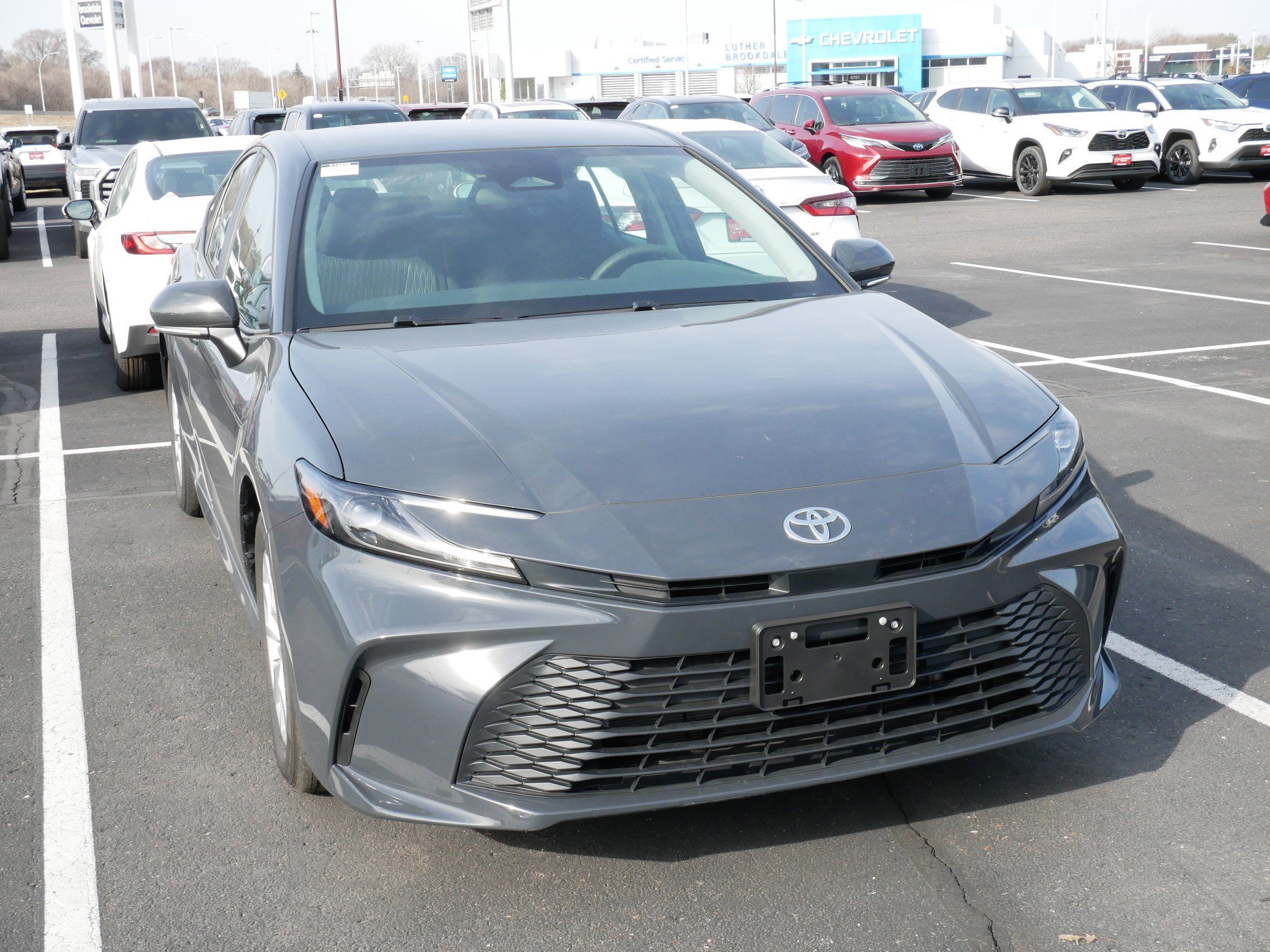 Certified 2025 Toyota Camry LE with VIN 4T1DAACK4SU531257 for sale in Brooklyn Center, Minnesota