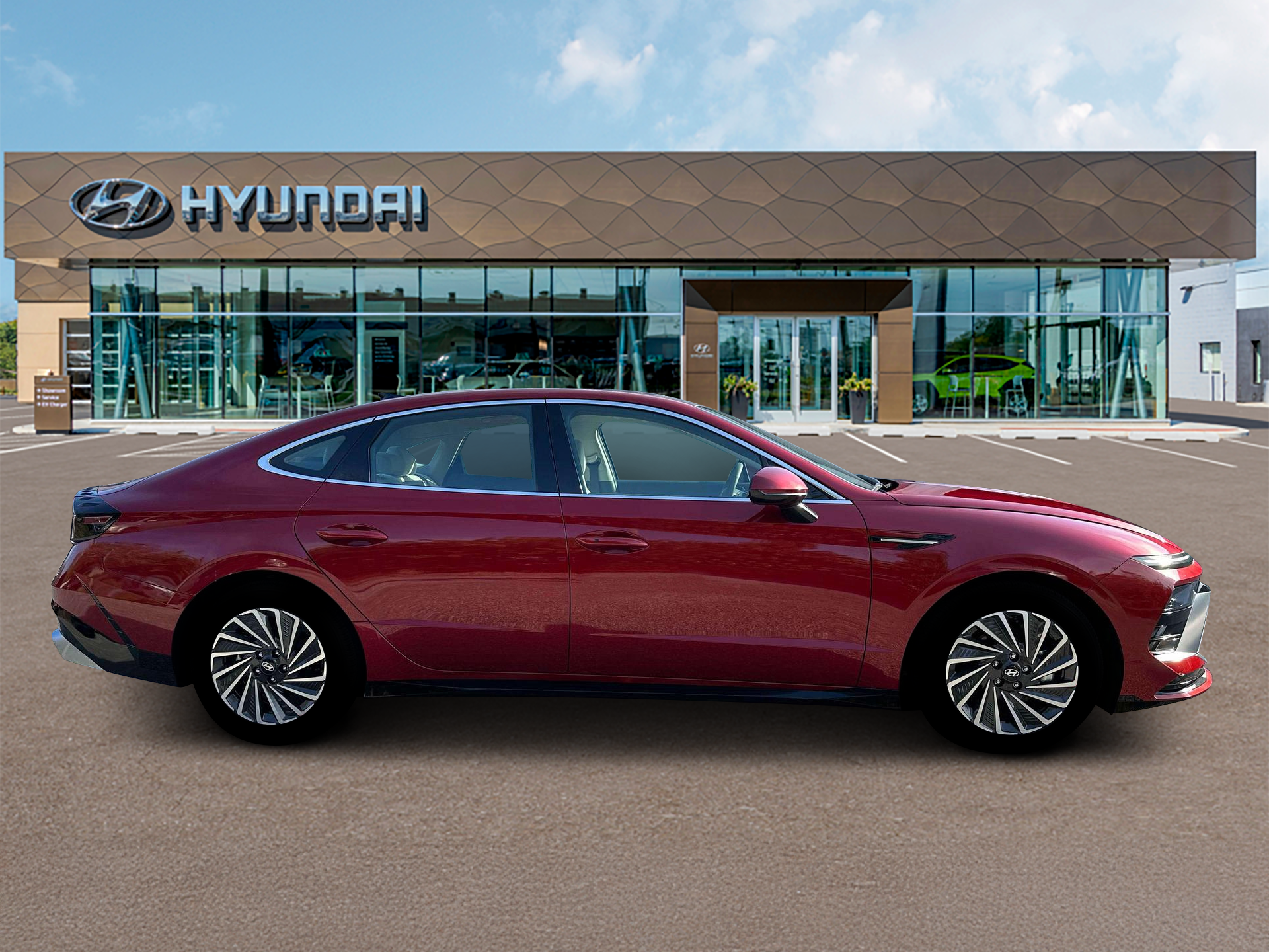 New 2026 Red Hyundai SEL image 9