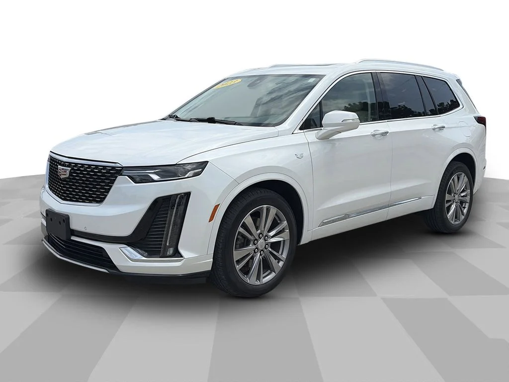 Used 2023 White Cadillac Premium Luxury image 2