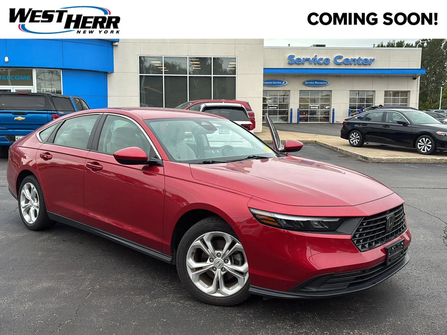 Used 2024 Radiant Red Metallic Honda LX image 1