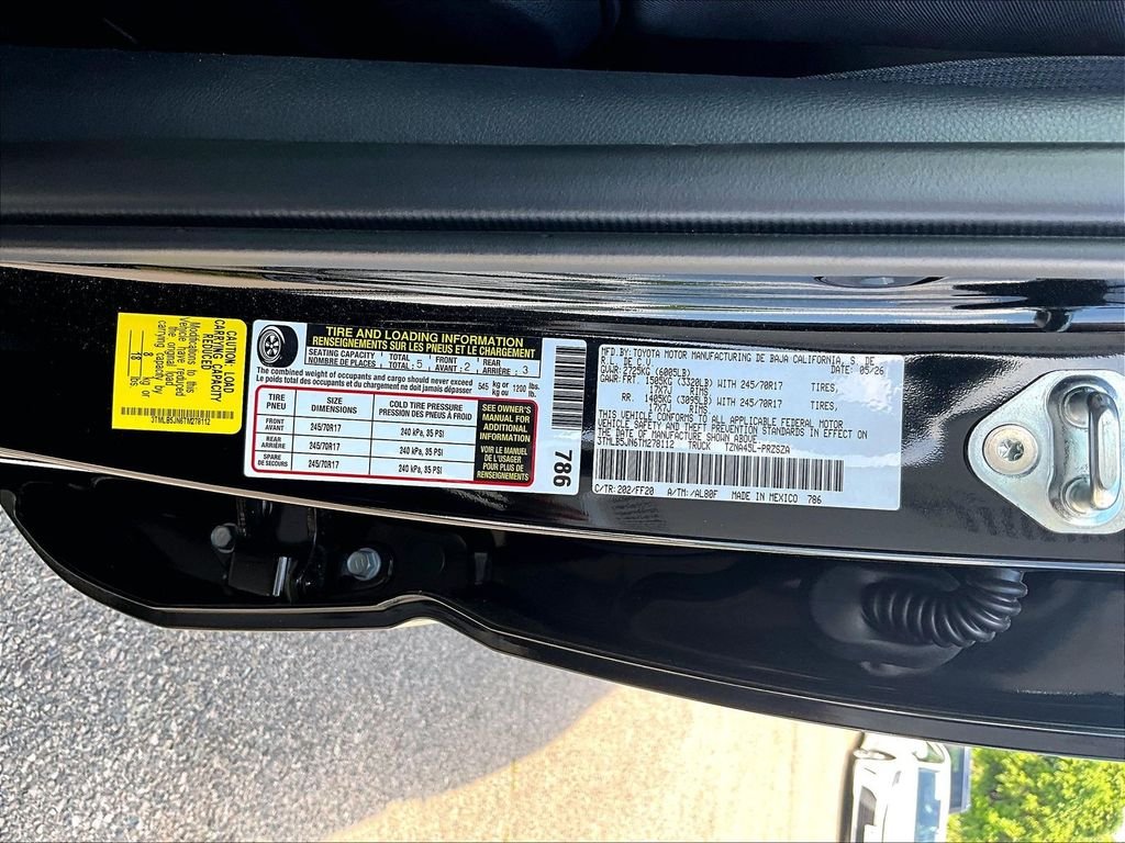 New 2026 Black Toyota SR5 image 17