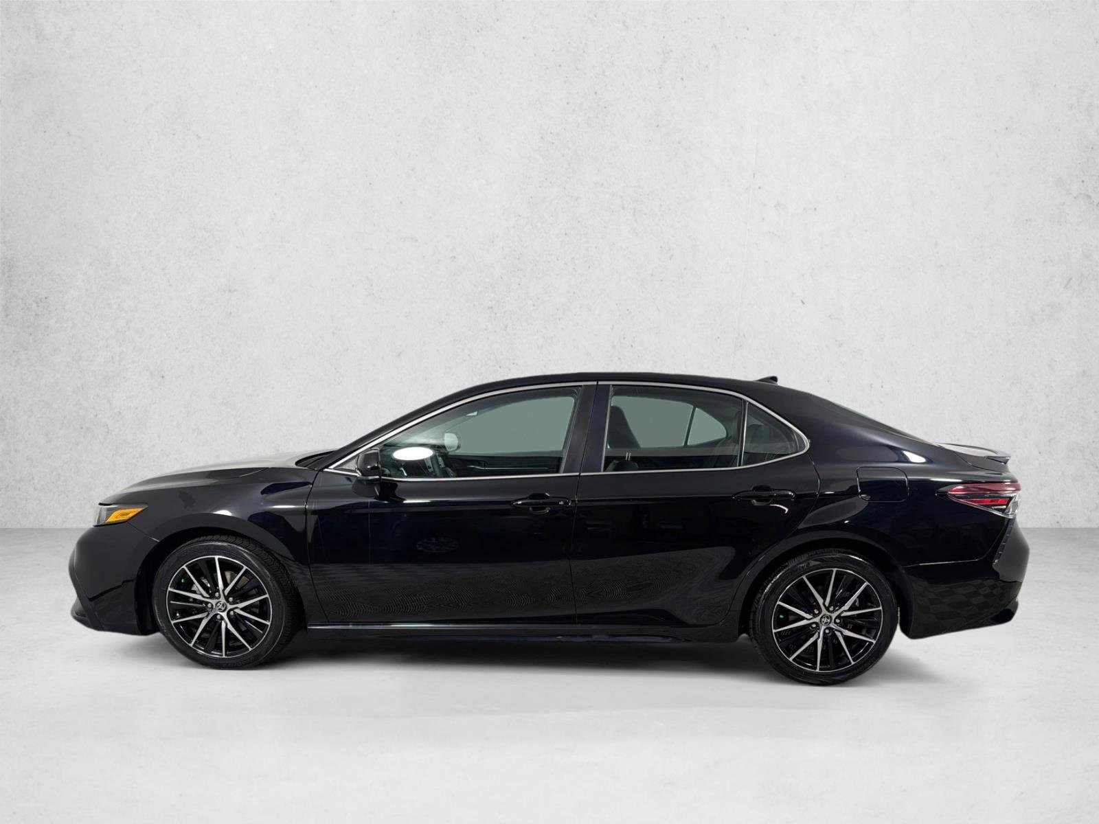 Certified Used 2021 Midnight Black Metallic Toyota SE image 6