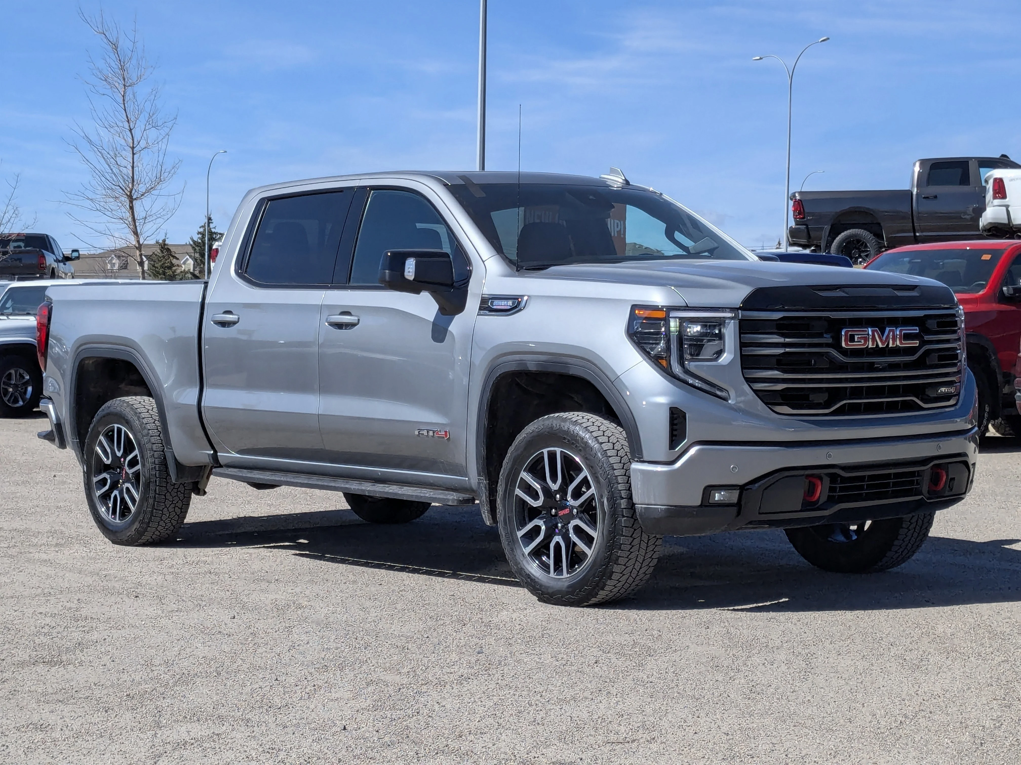Used 2025 Grey GMC AT4 - - 2Lift - X31 Pkg - AT4 Premium Pkg - Sunroof - Leather image 2