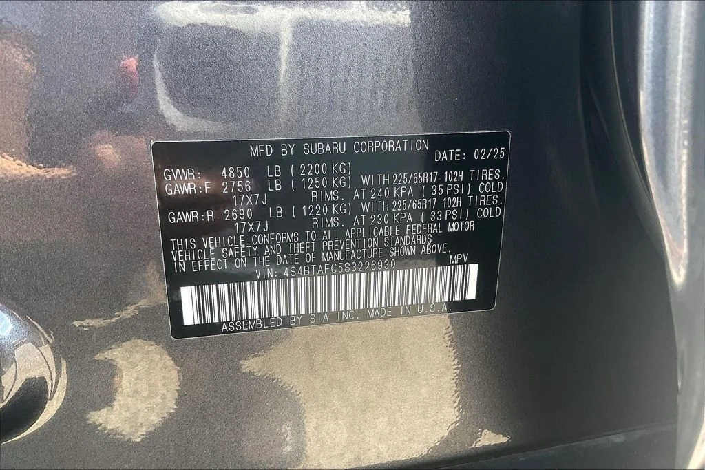 Used 2025 Gray Subaru Premium image 33