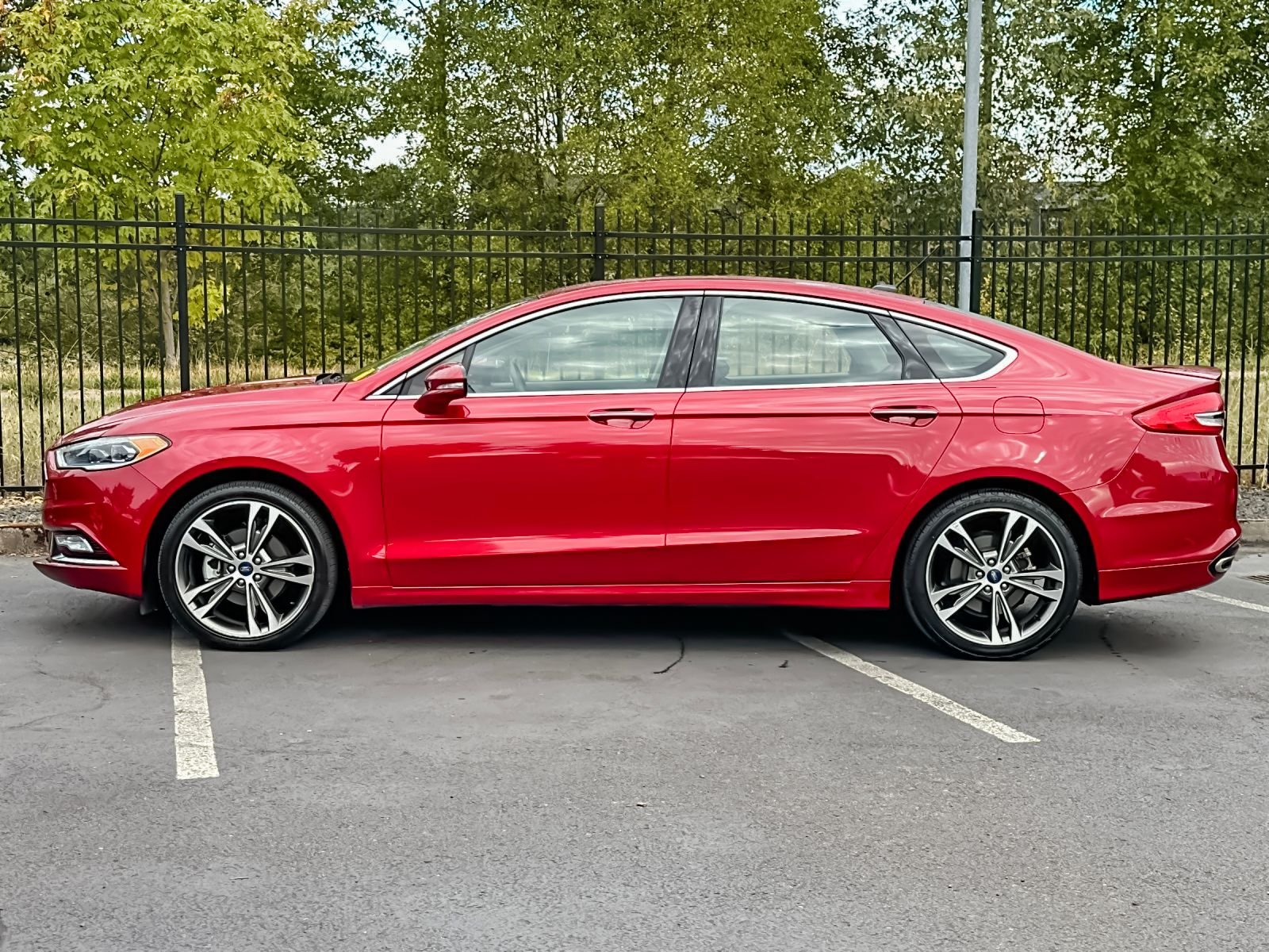 Used 2017 Red Ford Titanium image 6