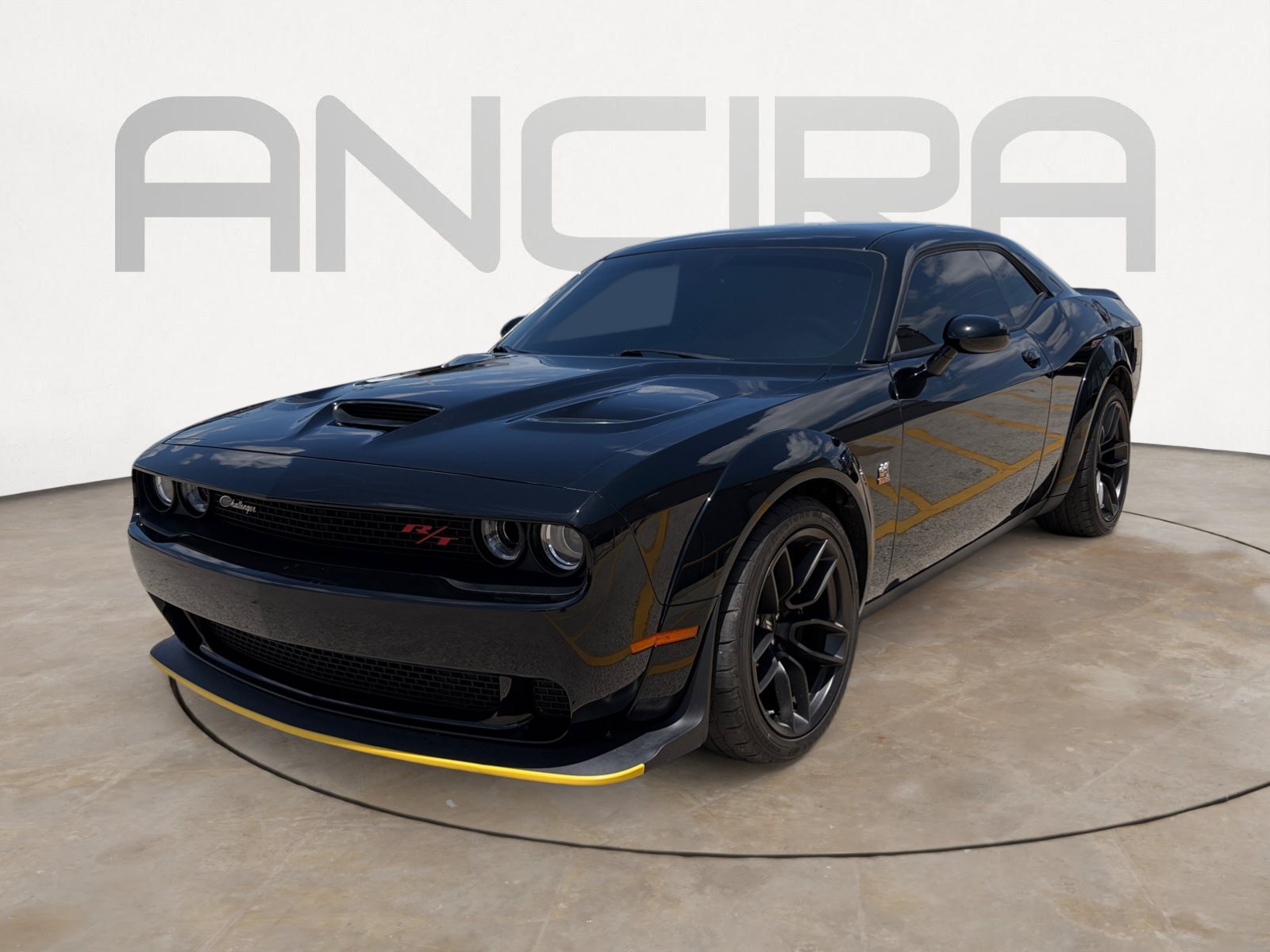 Used 2023 Pitch Black Clearcoat Dodge R/T Scat Pack Widebody image 6