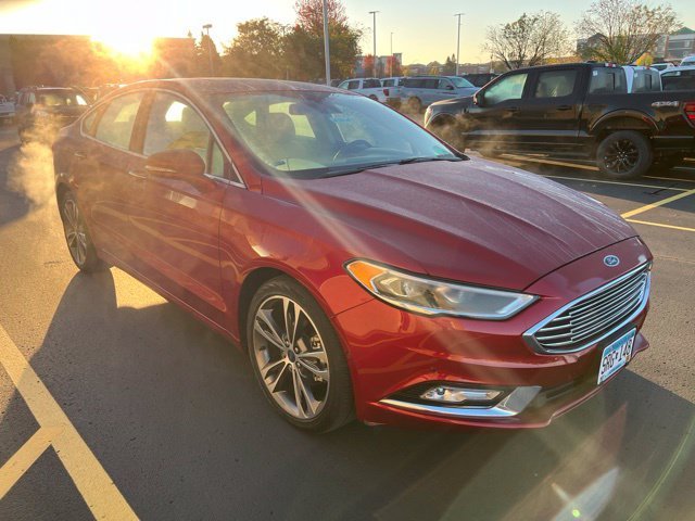 Used 2018 Red Ford Titanium image 1