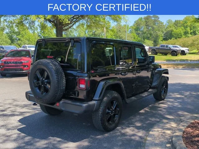 Used 2022 Black Jeep Unlimited Sahara Altitude image 5