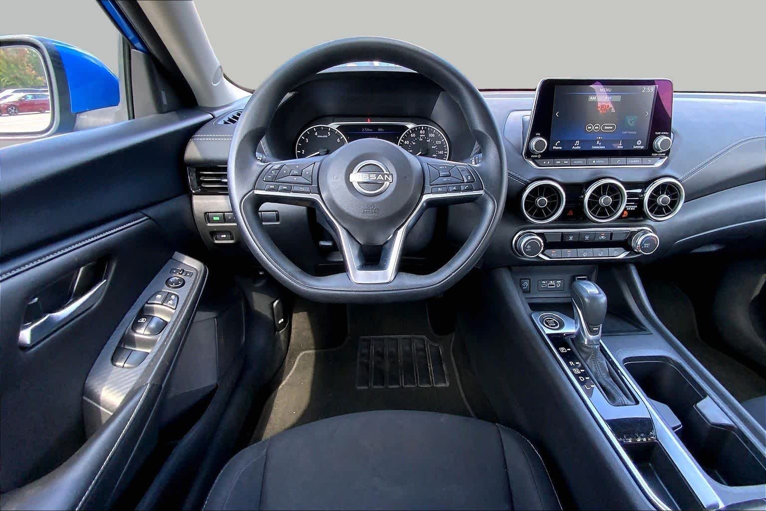 Used 2025 Electric Blue Metallic Nissan SV image 6