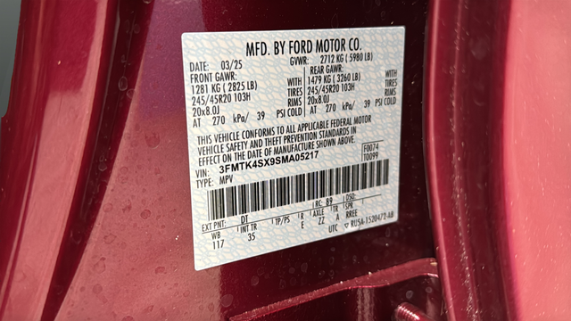 Used 2025 Molten Magenta Metallic Tinted Clearcoat Ford GT image 26