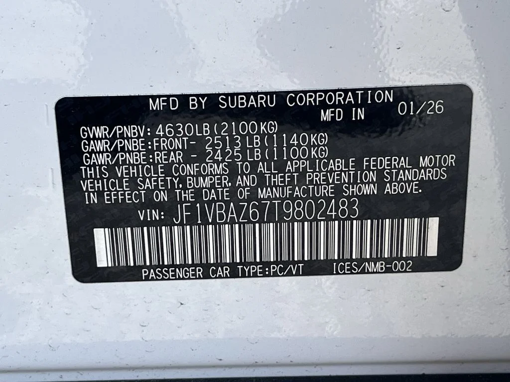 New 2026 CERAMIC WHITE Subaru tS image 33