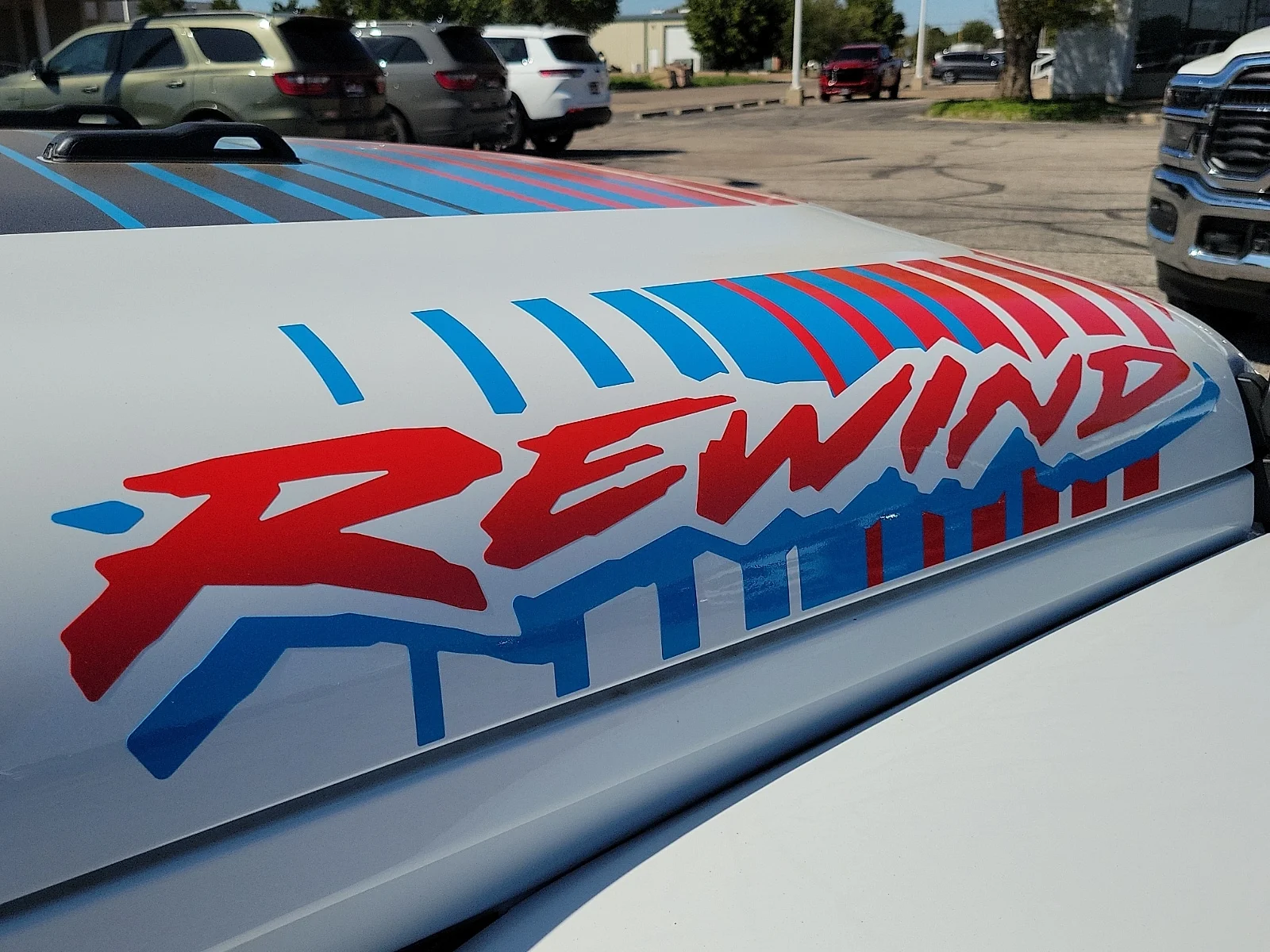 New 2026 Bright White Jeep REWIND 4X4 image 8