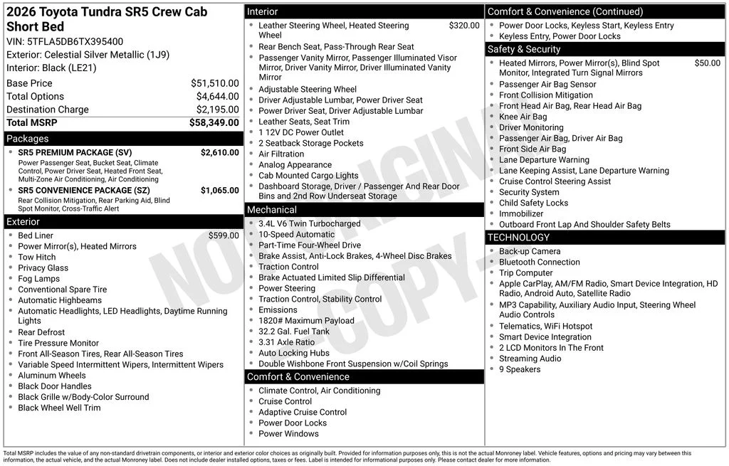 Used 2026 Silver Toyota SR5 image 2