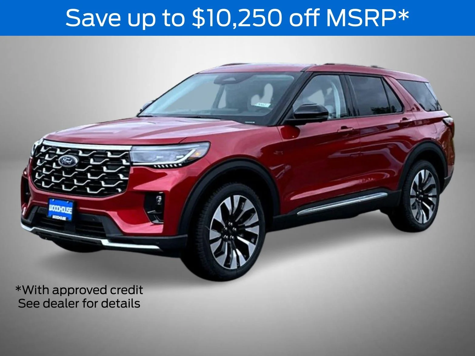 New 2026 Red Ford Platinum image 1