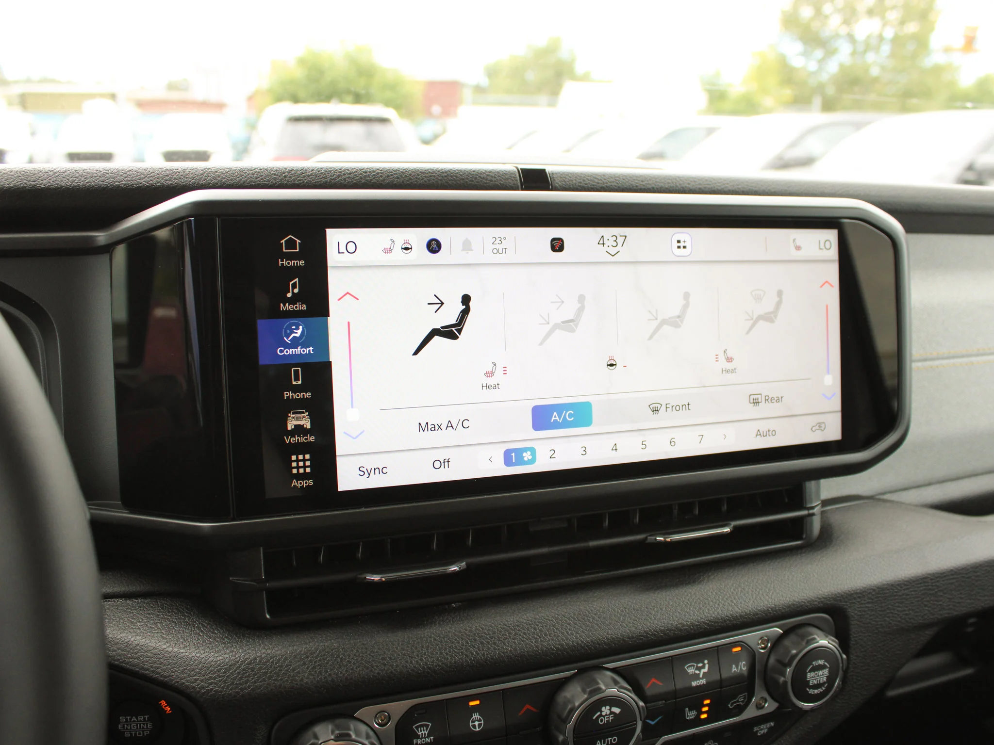 Used 2025 White Jeep Sport S* 4 Door 4x4, Safety Group, Remote Start, Heated Seats, Alpine Audio image 17