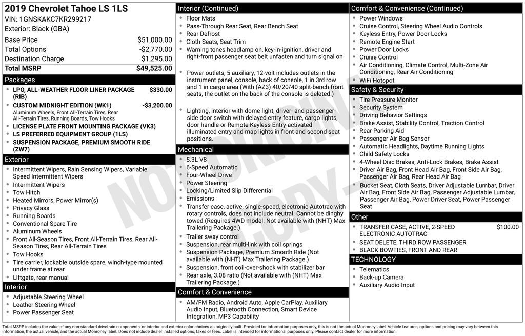 Used 2019 Black Chevrolet LS image 6