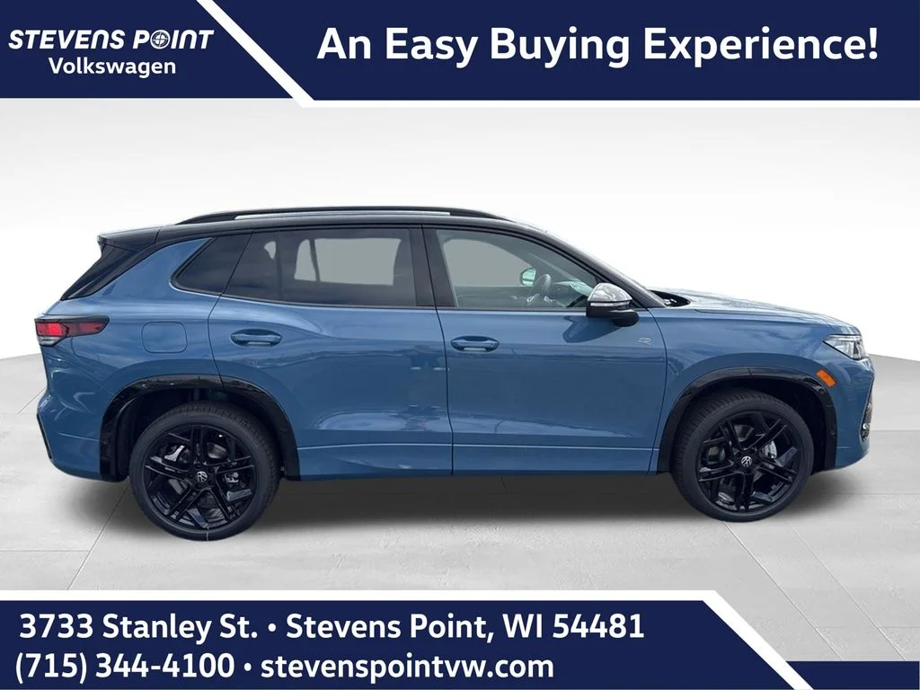 New 2026 Monterey Blue w/Deep Black Roof Volkswagen 2.0T SE R-Line Black image 6