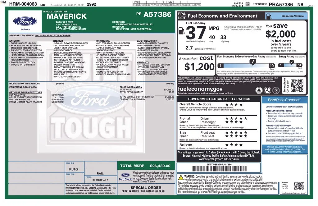 Used 2023 Gray Ford XLT image 7