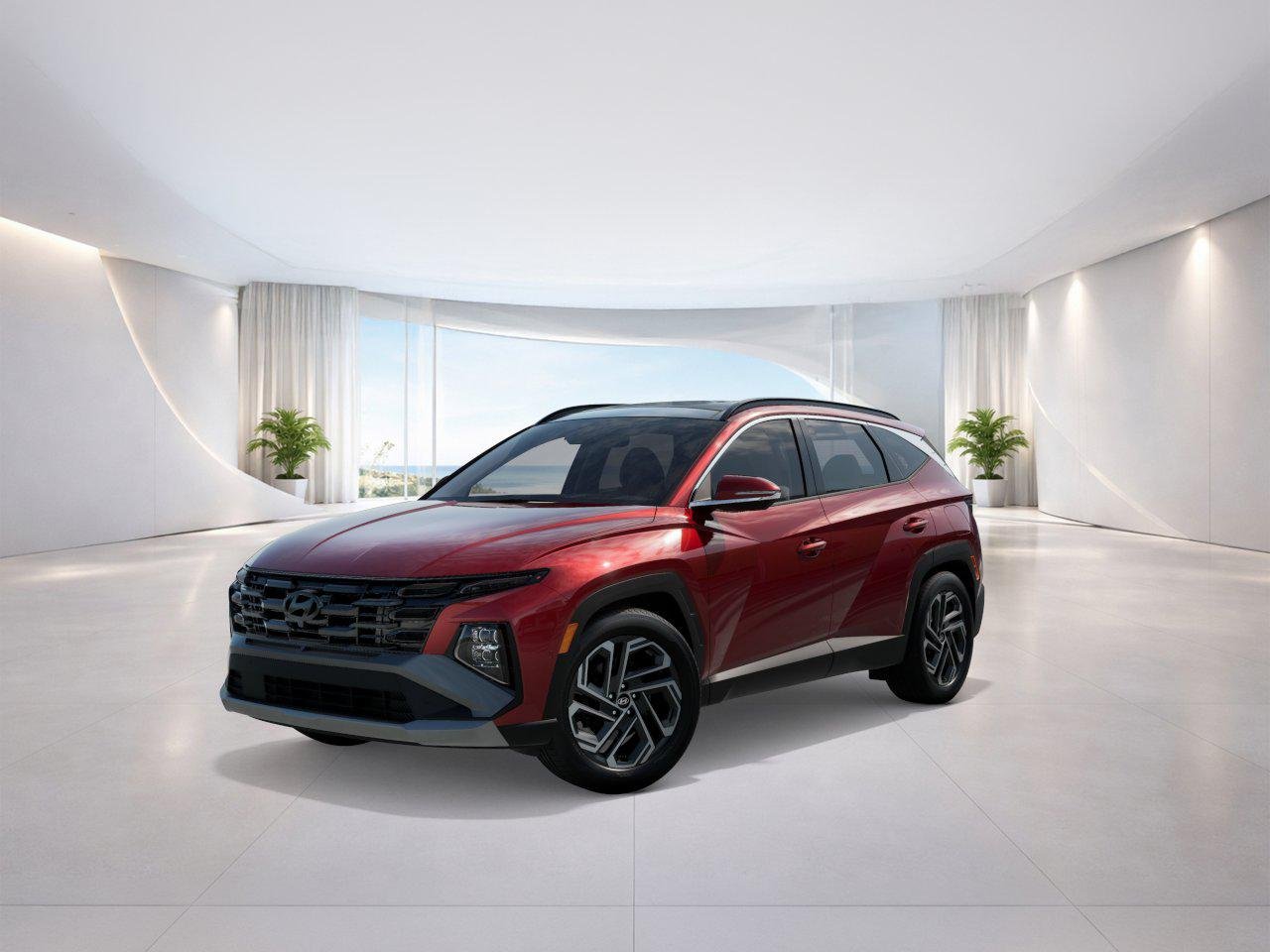 New 2026 Red Hyundai Limited AWD image 1
