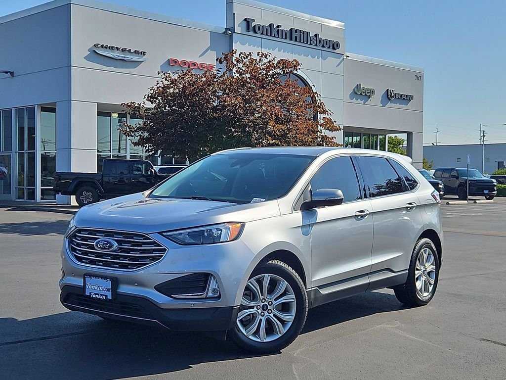 Used 2022 Silver Ford Titanium image 2