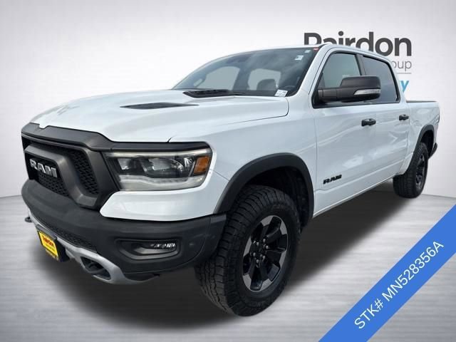Used 2021 Bright White Clearcoat Ram Rebel image 3