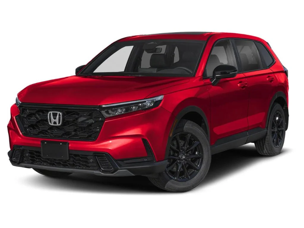 New 2026 Radiant Red Metallic Honda EX-L HYBRID Comfort and efficiency — beautifully c image 1
