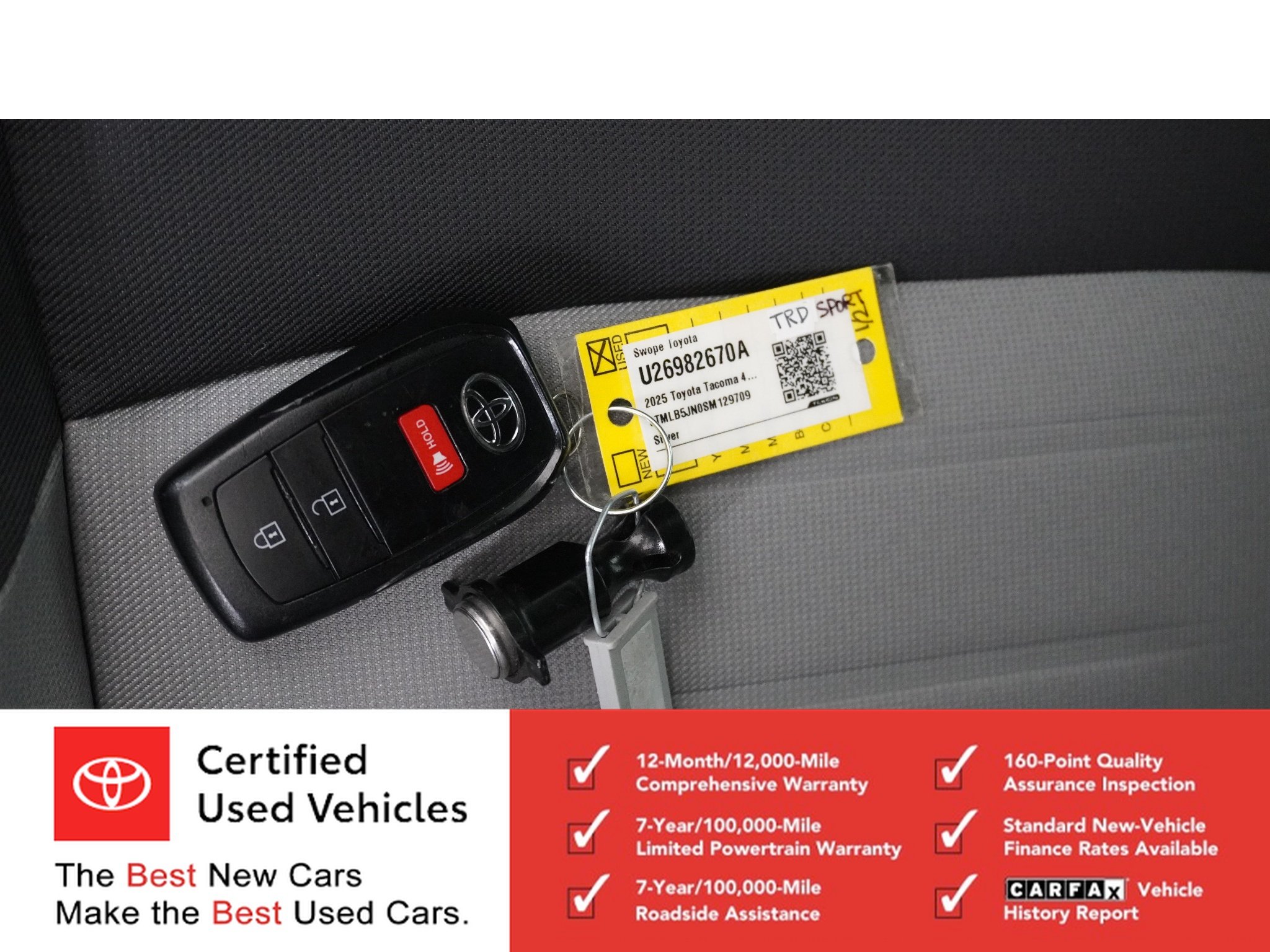 Used 2025 Celestial Silver Metallic Toyota TRD Sport image 29