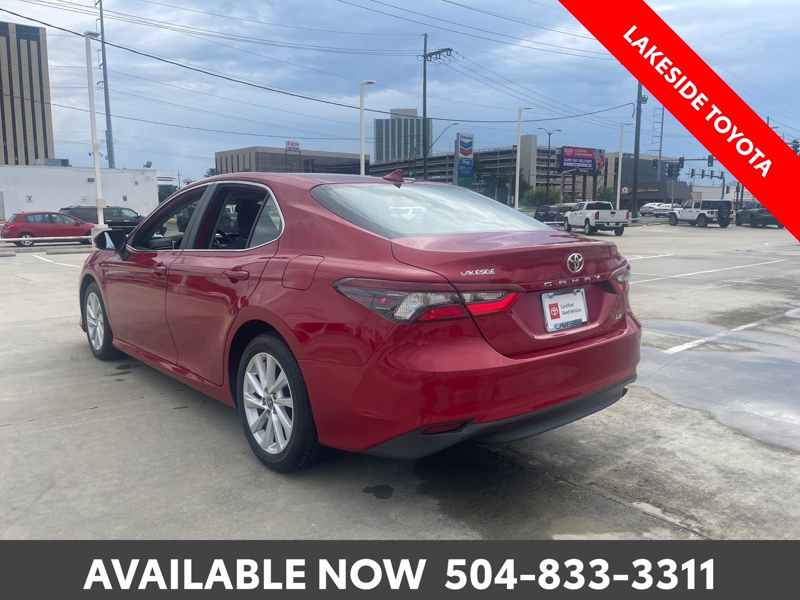 Certified Used 2024 Red Toyota LE image 4