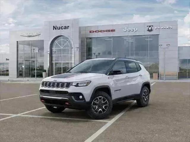 New 2026 Bright White Clear-Coat Exterior Paint Jeep Trailhawk image 94
