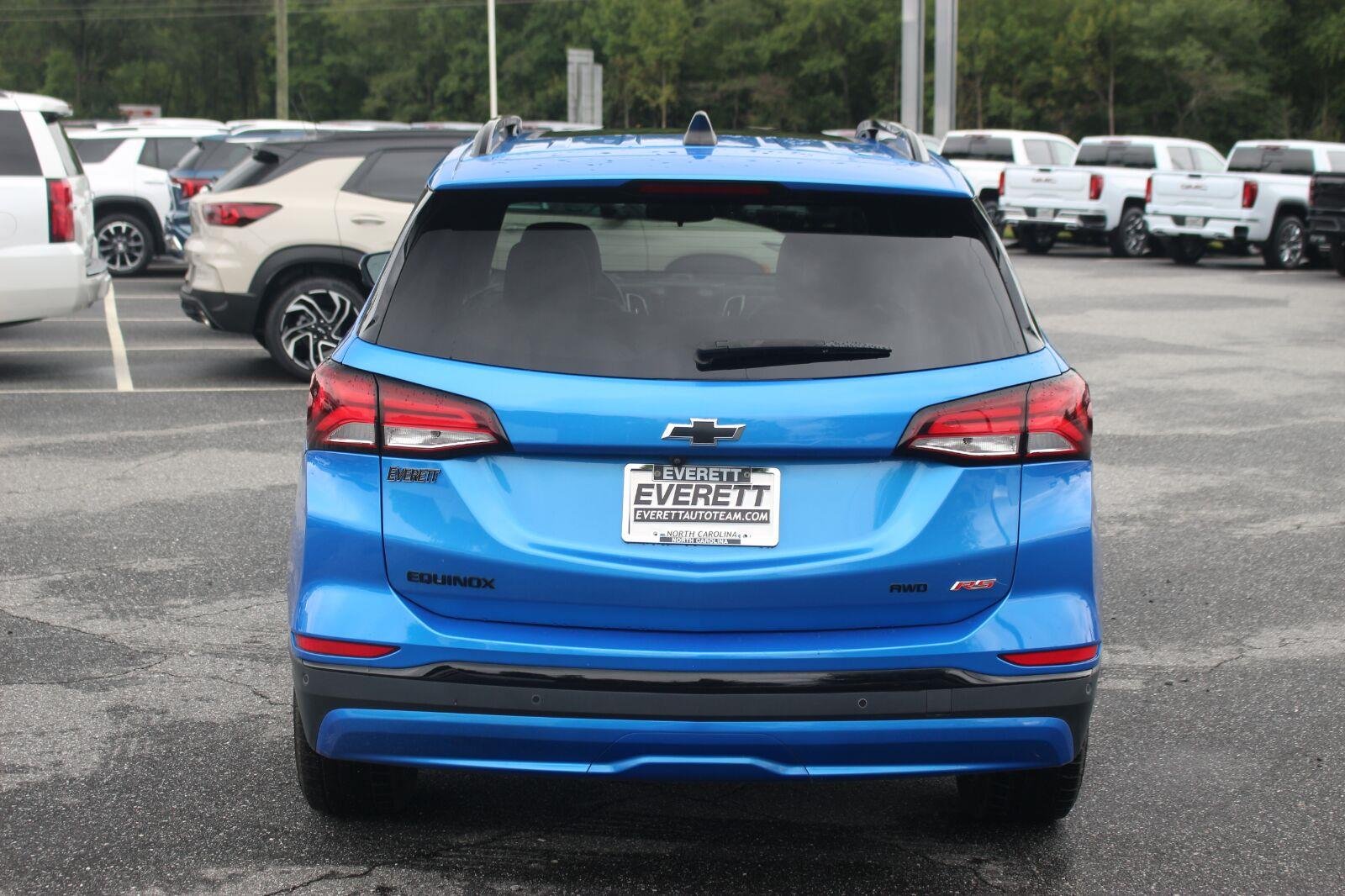 Used 2024 Riptide Blue Metallic Chevrolet RS image 6