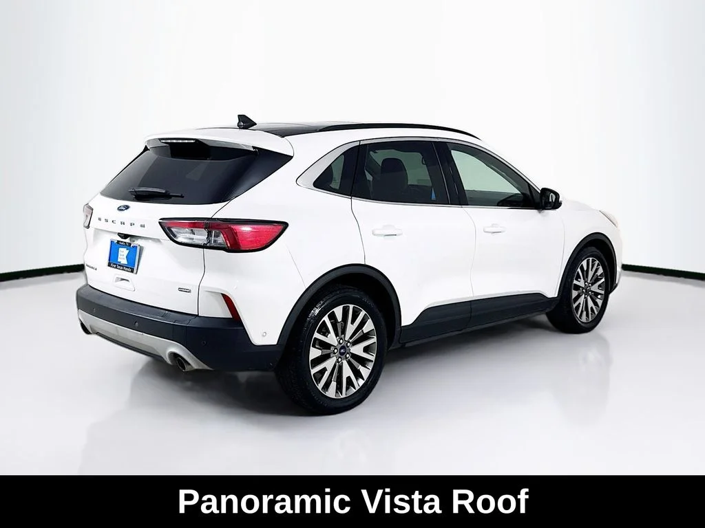 Used 2020 White Metallic Ford Titanium image 7