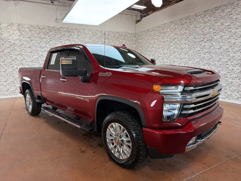 Used 2022 Cherry Red Chevrolet High Country image 1