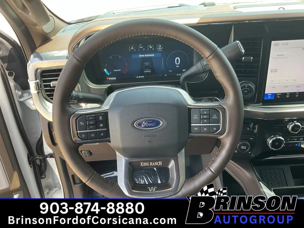 New 2026 Star White Metallic Tri-Coat Ford King Ranch image 20