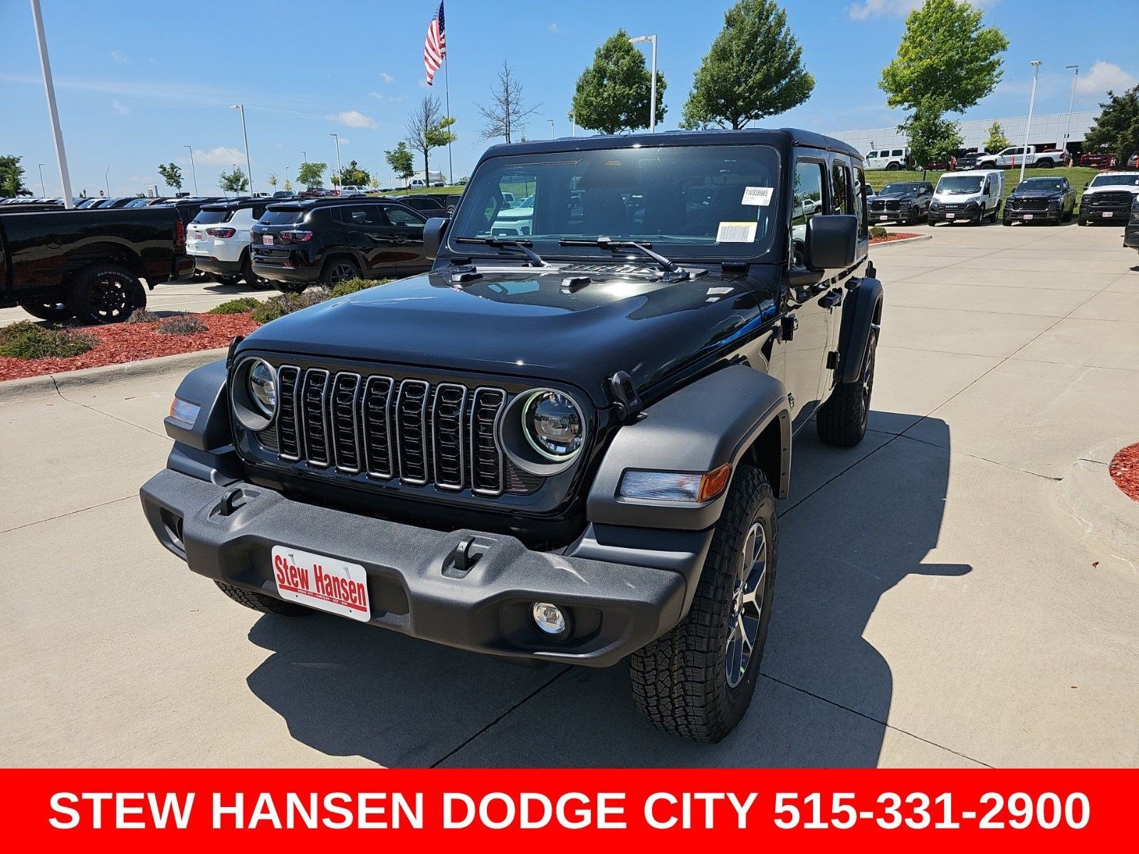 New 2026 Black Clearcoat Jeep Sport S image 1