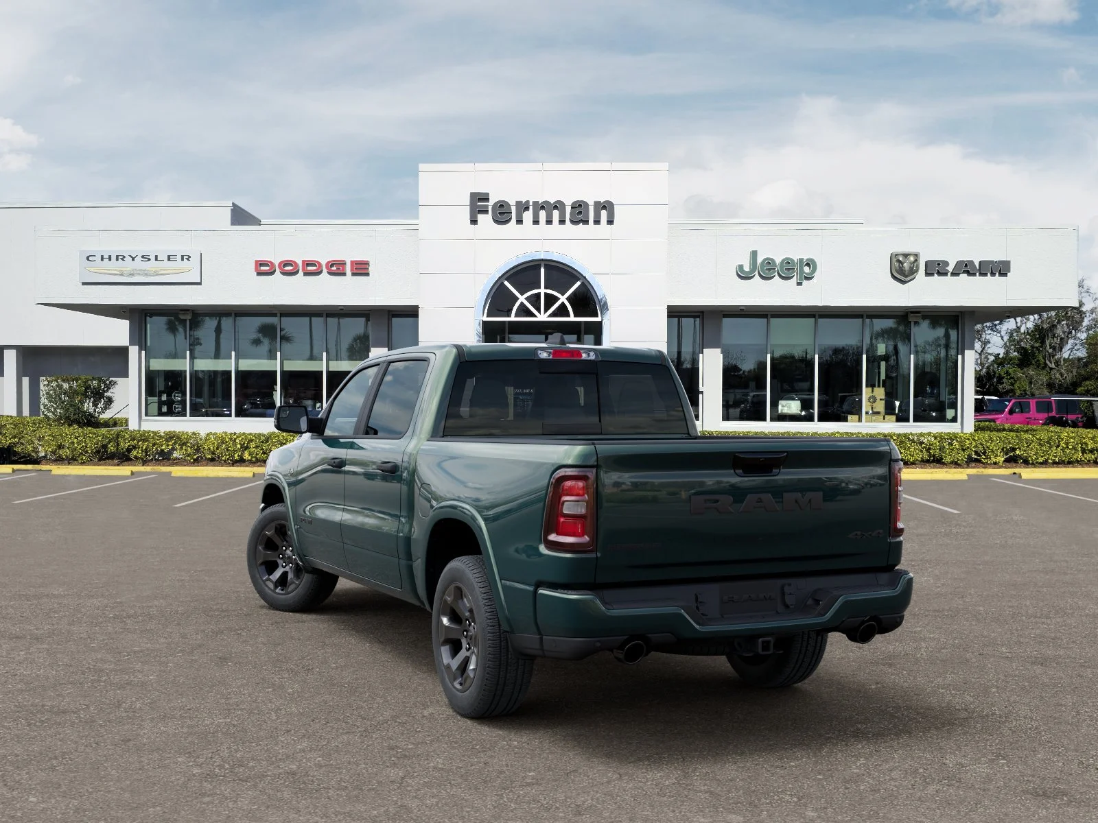 New 2026 Serrano-Green Metallic Exterior Paint RAM Big Horn/Lone Star image 34