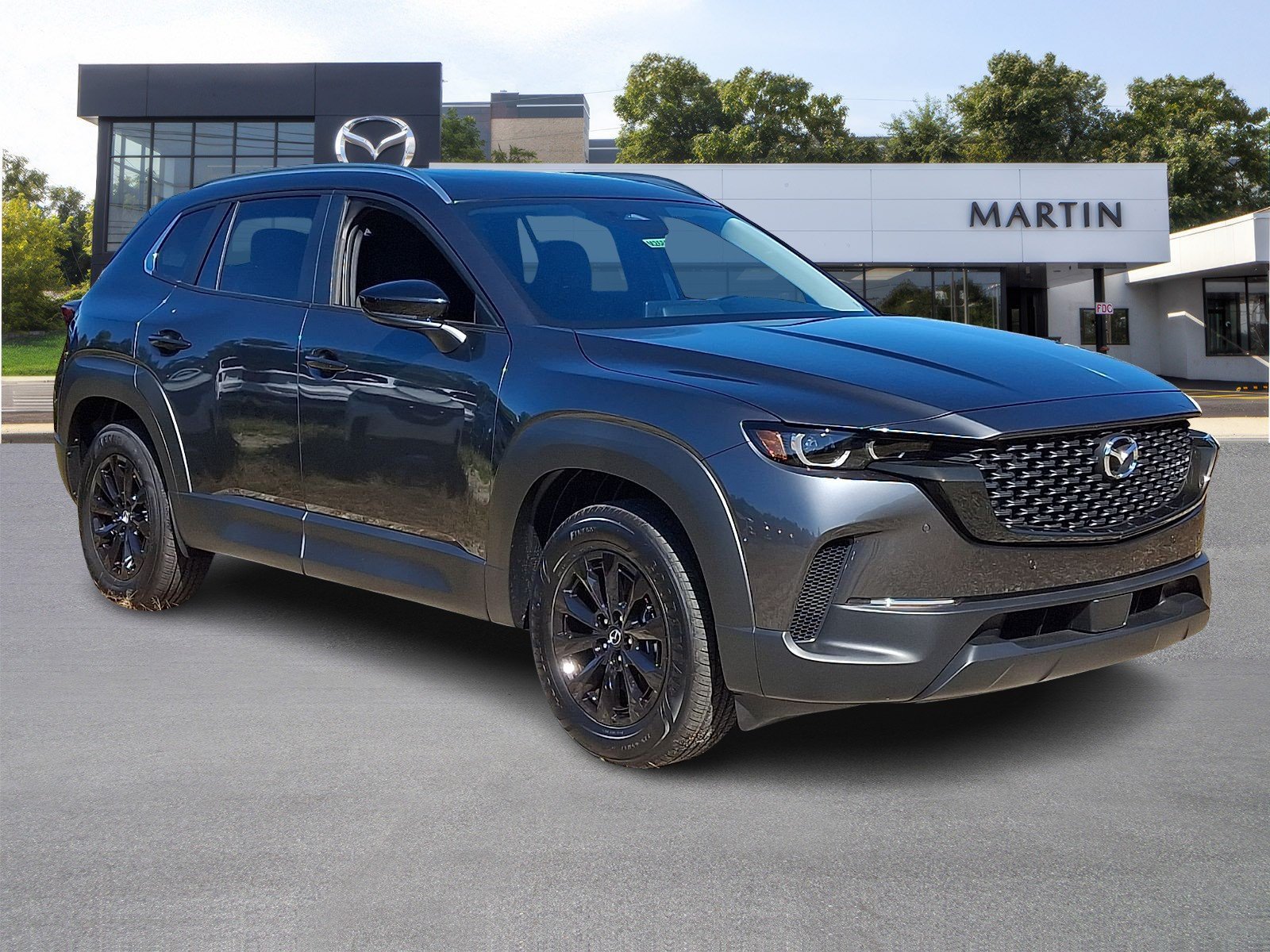 New 2026 Machine Gray Metallic Mazda Preferred AWD image 1