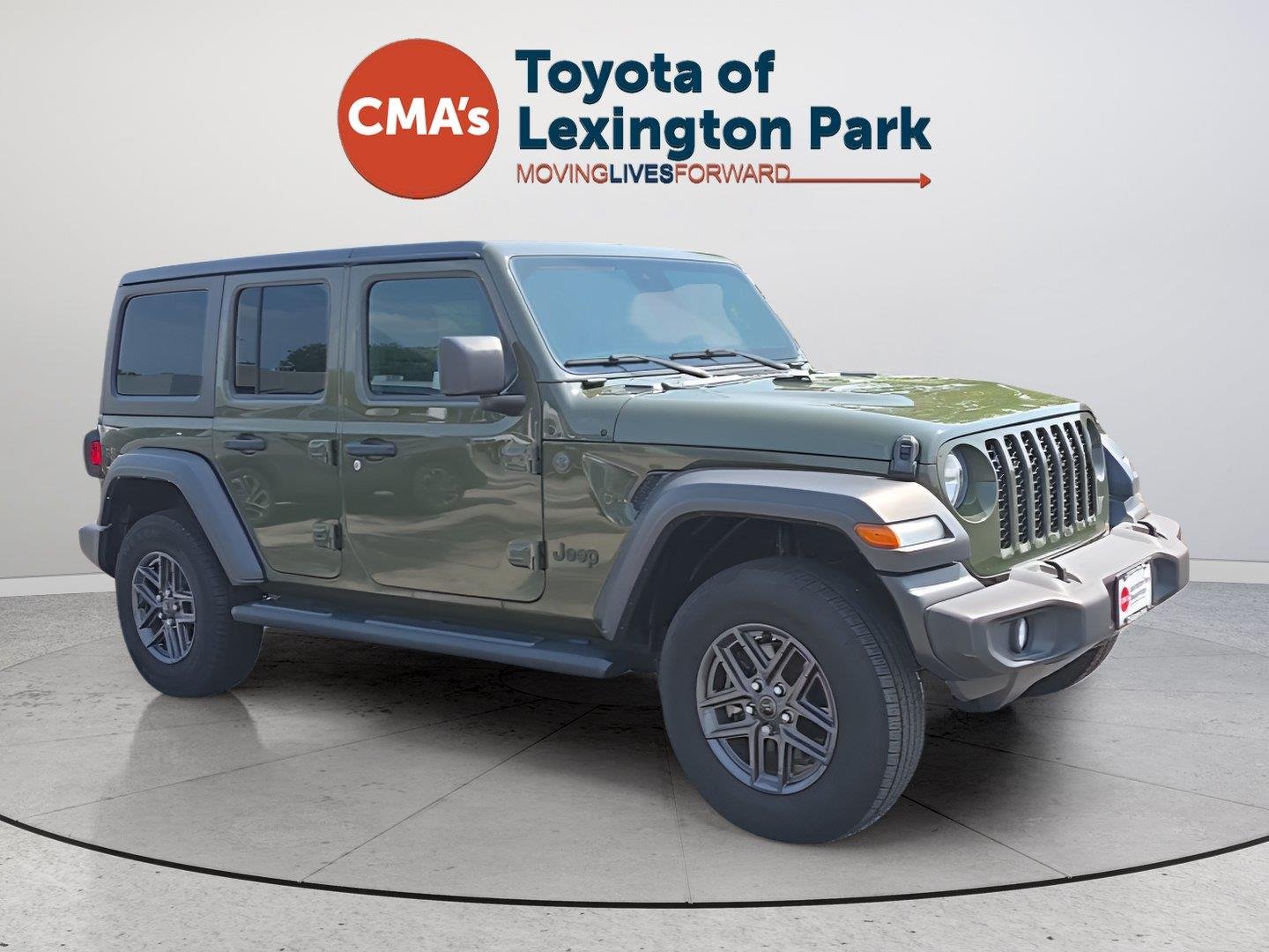 Used 2024 Sarge Green Clearcoat Jeep Sport S image 7