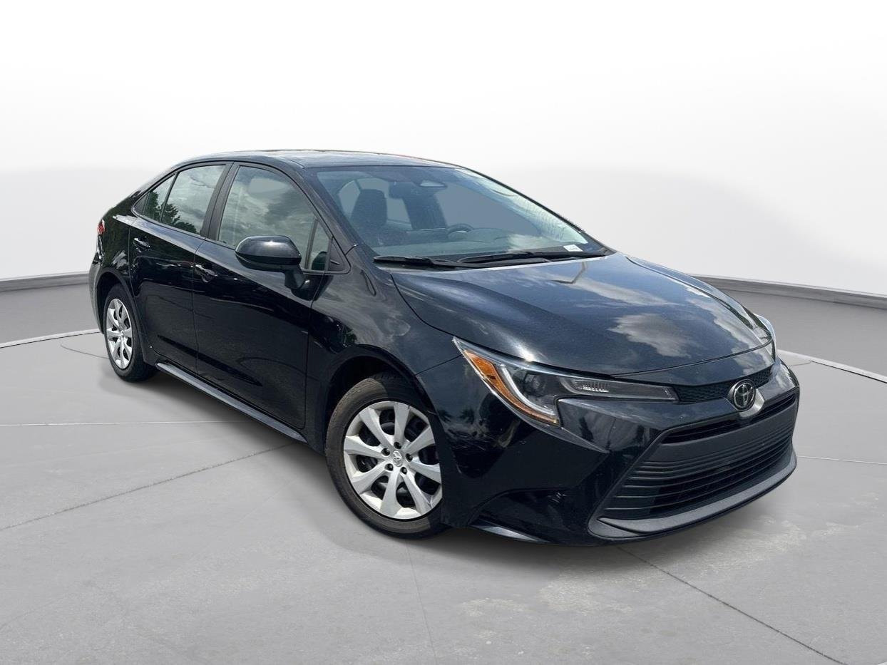Certified Used 2024 Midnight Black Metallic Toyota LE image 4