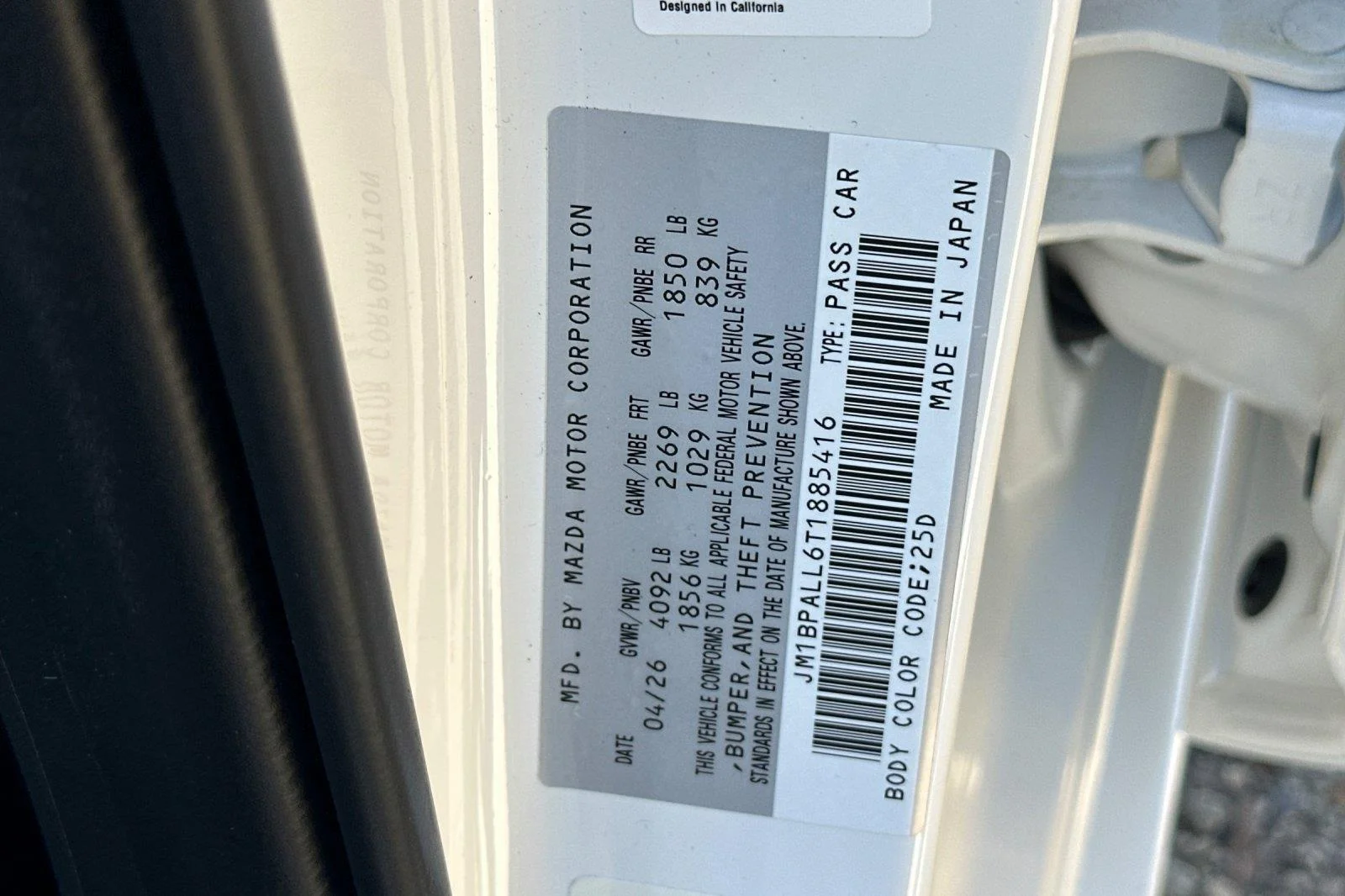 New 2026 Snowflake White Pearl Mica Mazda 2.5 S Preferred image 33