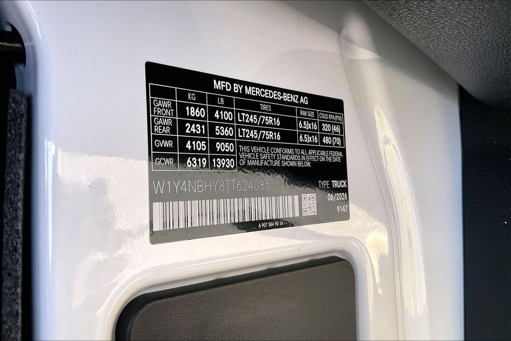 New 2026 Arctic White Mercedes-Benz Cargo 144 WB image 12