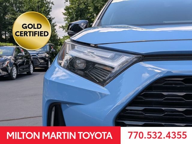 Certified Used 2022 Blue Toyota XSE image 11