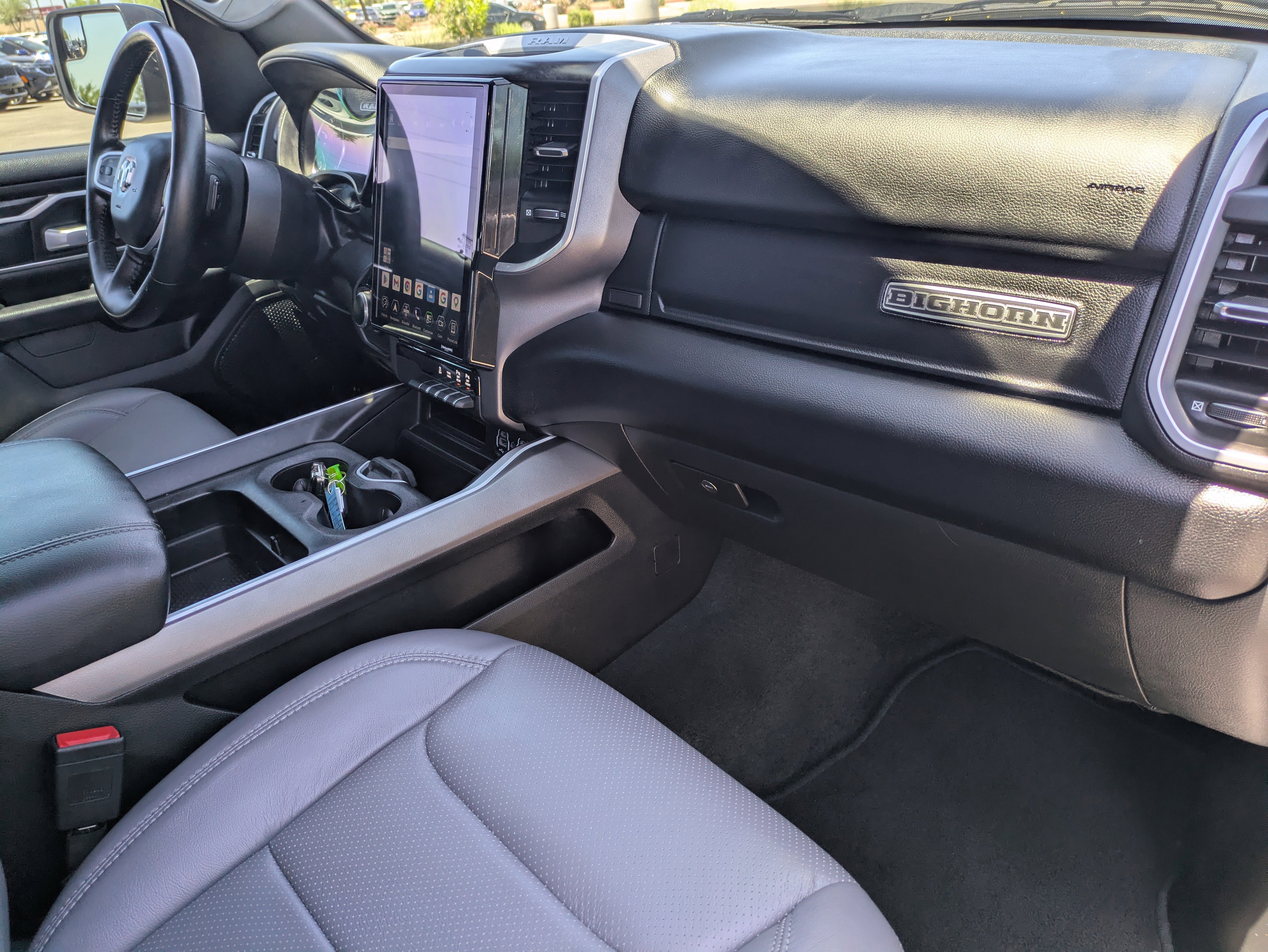 Used 2023 Diamond Black Crystal Pearlcoat Ram Big Horn image 12