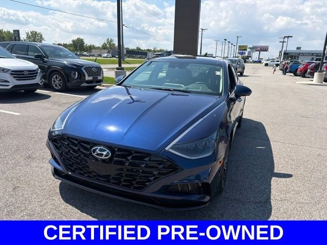 Certified Used 2021 Blue Hyundai Limited image 5
