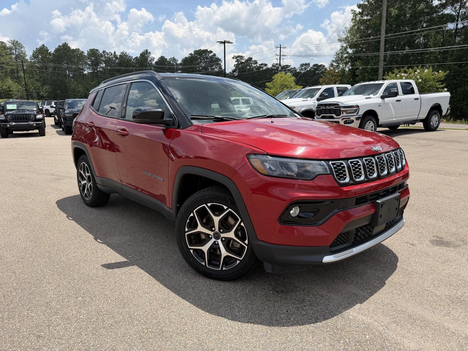 Used 2025 Red Hot Pearlcoat Jeep Limited image 3