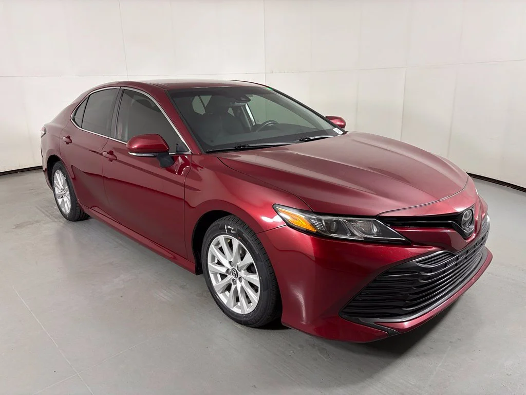 Used 2020 Red Toyota LE image 2