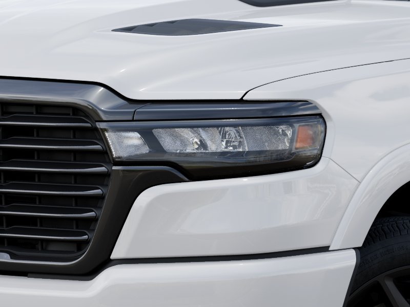 New 2027 Bright White Clear-Coat Exterior Paint RAM Laramie image 36