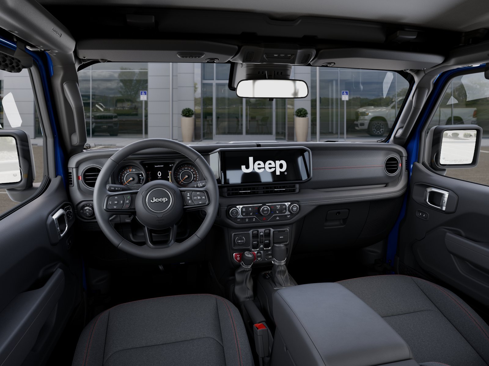 New 2026 Hydro Blue Pearl-Coat Exterior Paint Jeep Rubicon image 43
