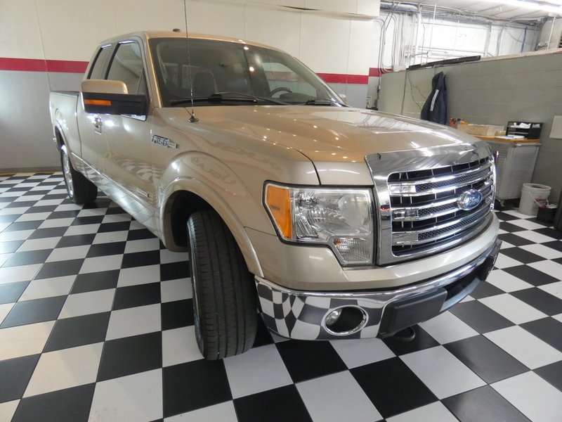 Used 2013 PALE ADOBE METALLIC Ford Supercab Lariat image 3